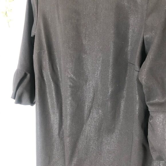 Premise Black Blouson Arm Sheath Dress - Picture 5 of 12